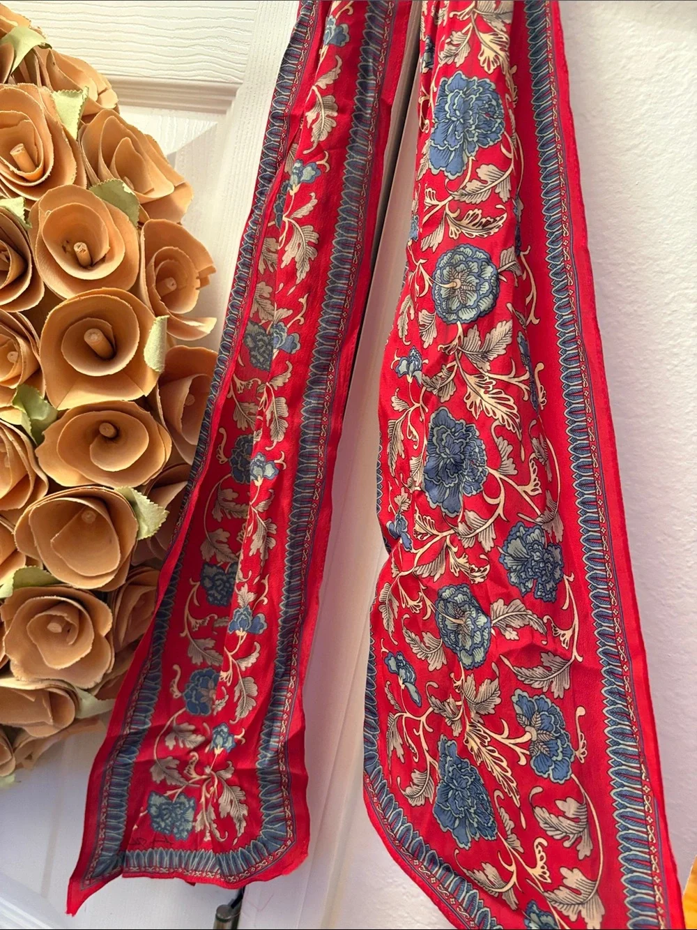 Ginnie Johansen vintage silk scarf